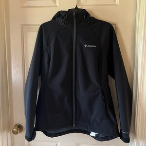 Columbia Black Full-Zip Hooded Jacket
